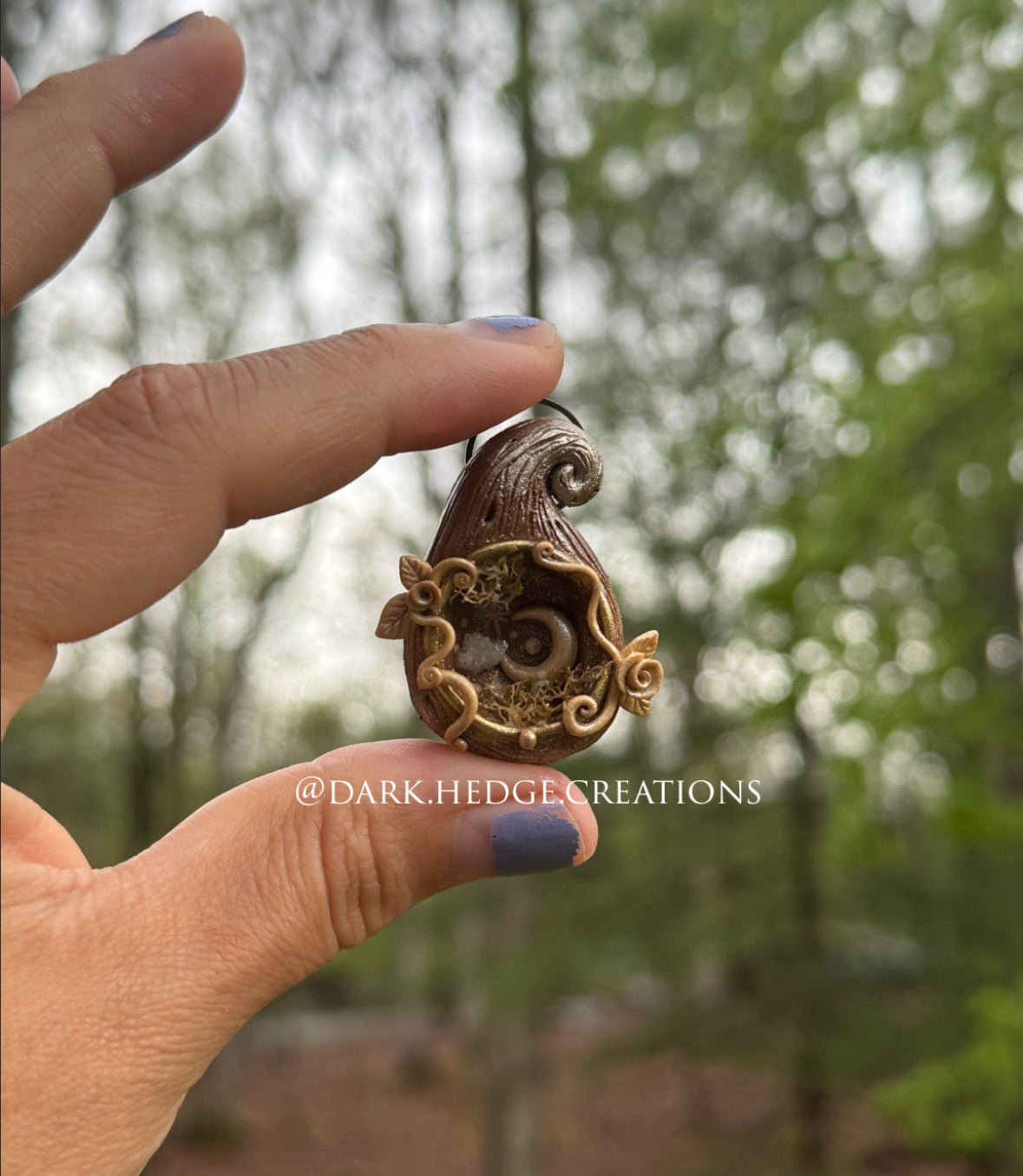 Nestled within the clouds pendant