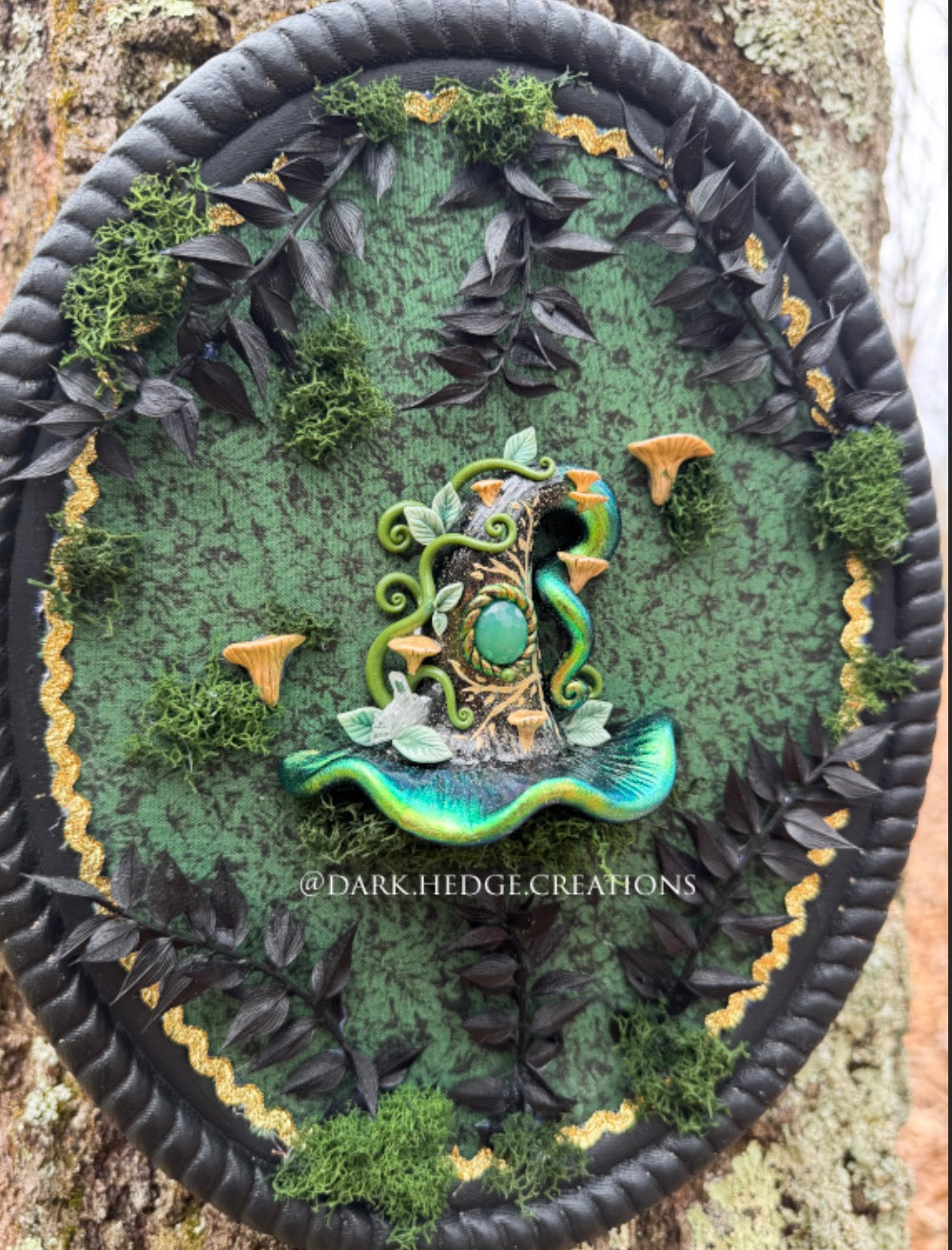 “Overgrown” wall plaque