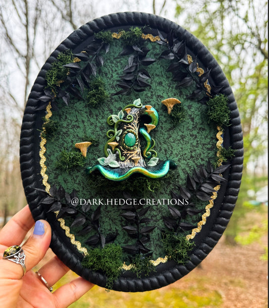 “Overgrown” wall plaque