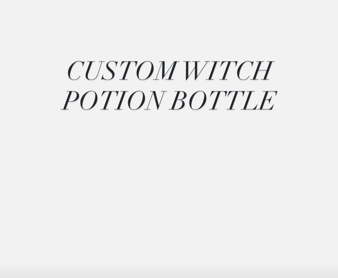 CUSTOM POTION BOTTLE SLOT