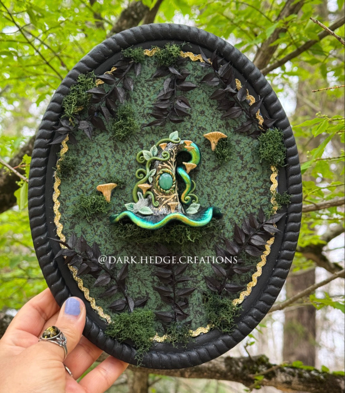 “Overgrown” wall plaque