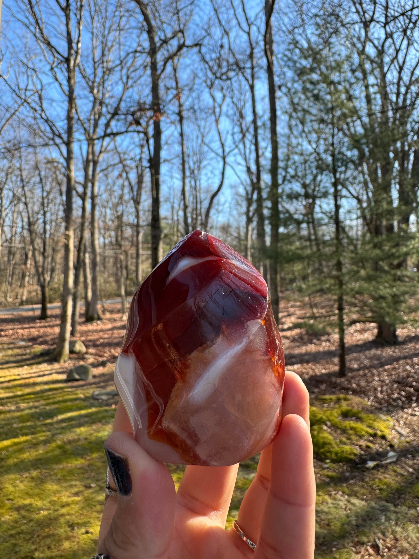 Carnelian mini flame