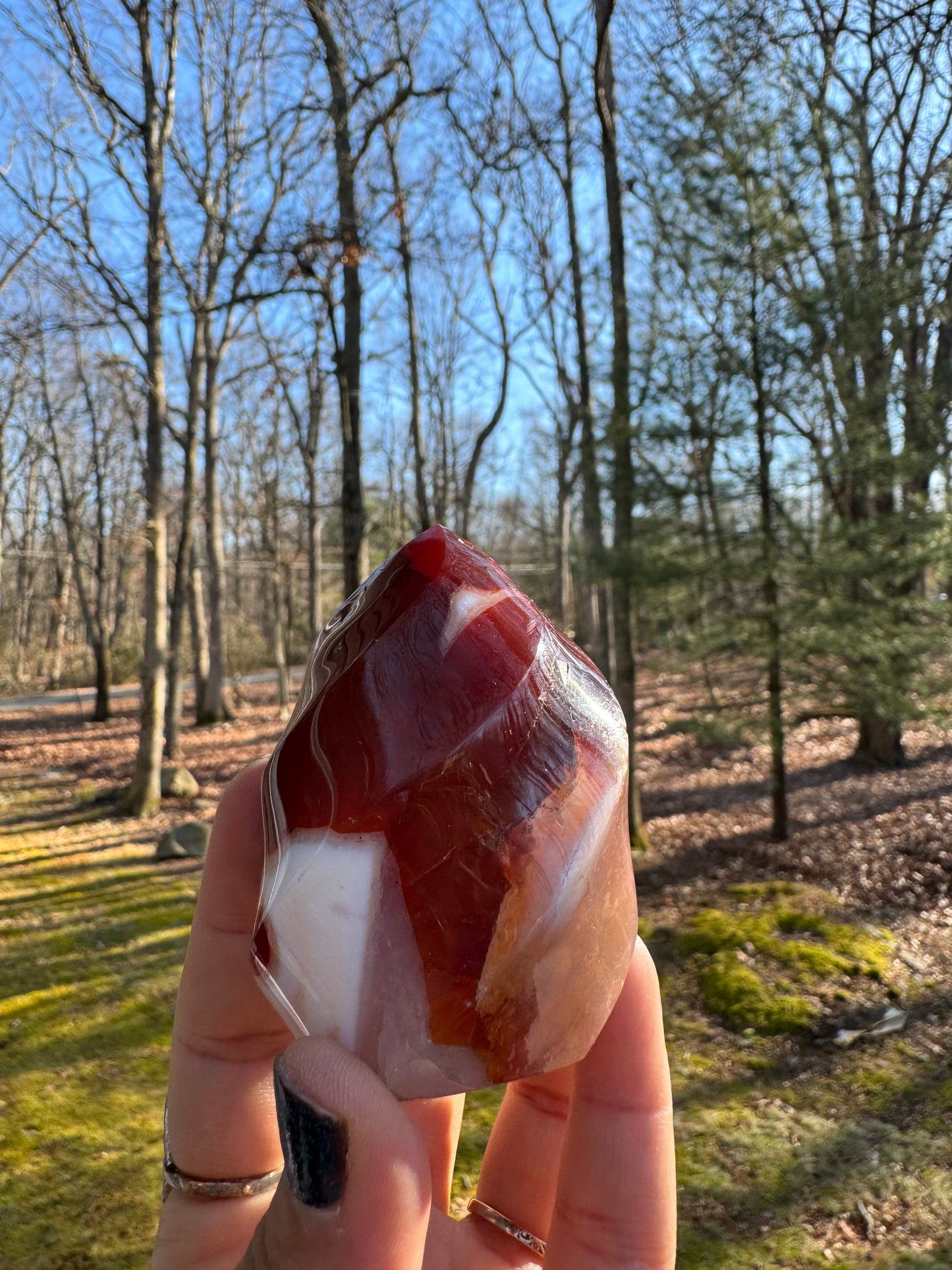 Carnelian mini flame