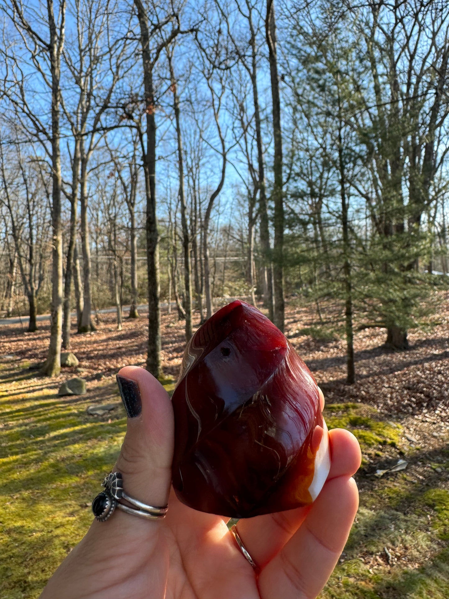 Carnelian mini flame