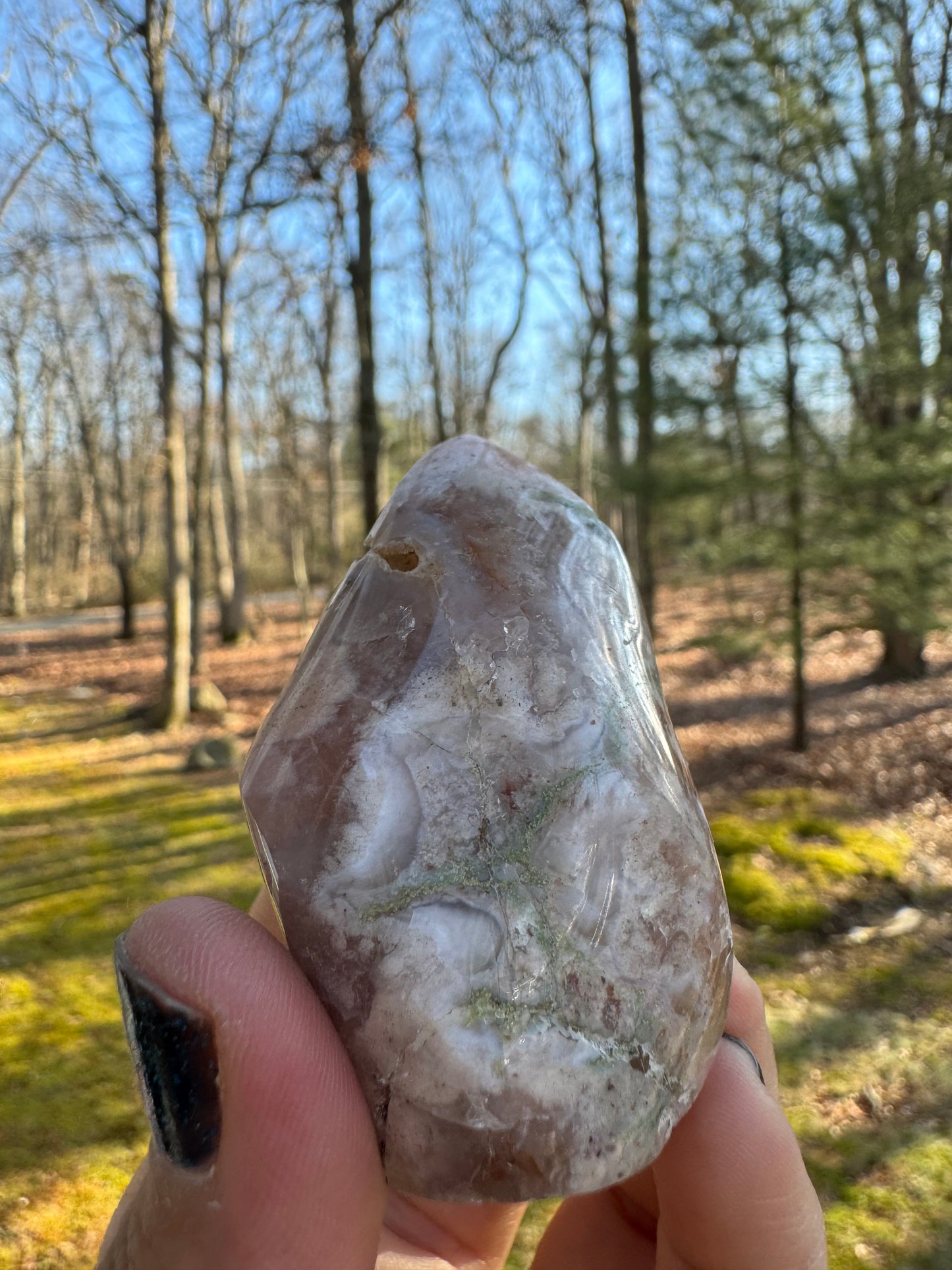 Flower agate mini flame