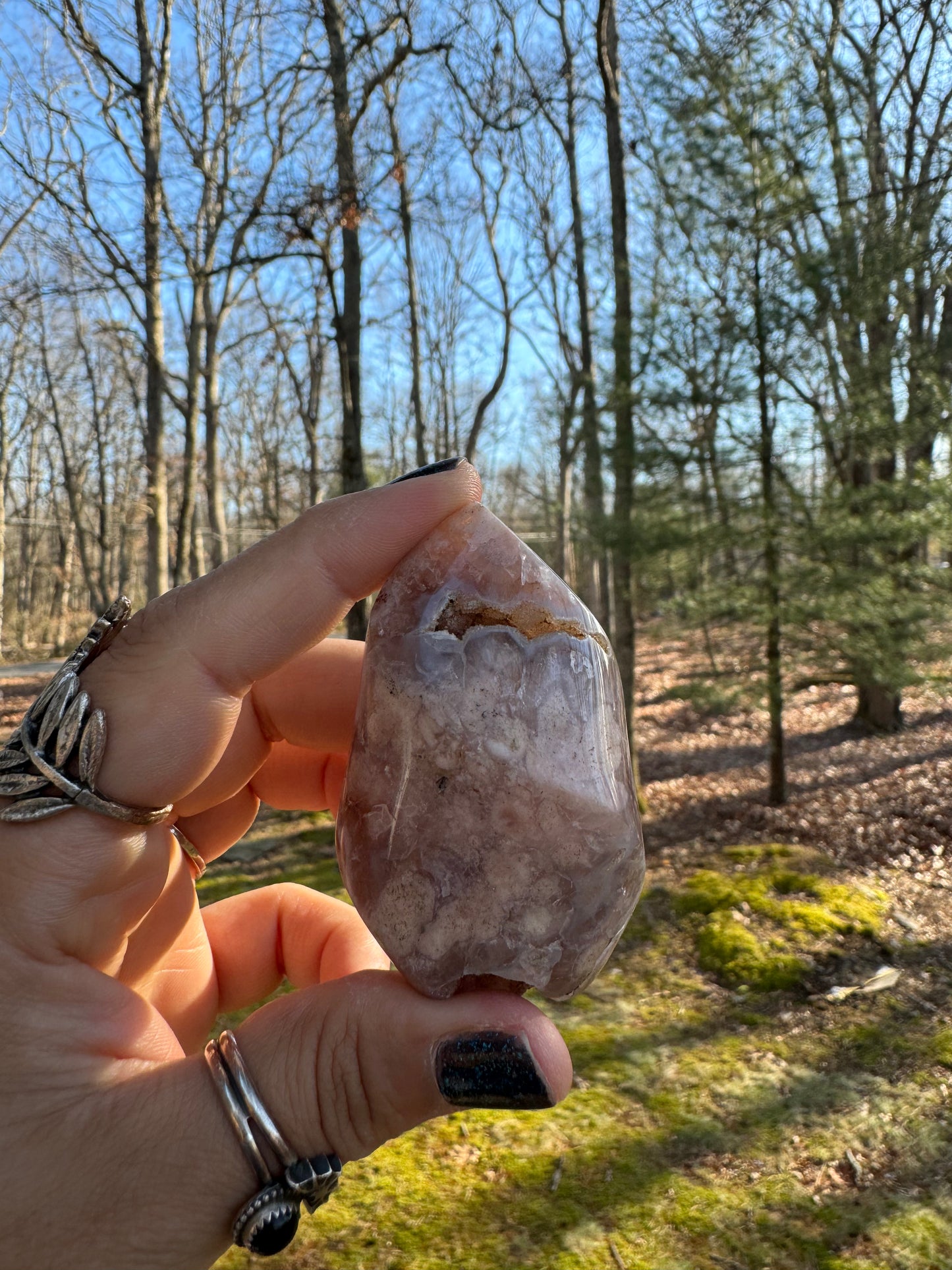 Flower agate mini flame