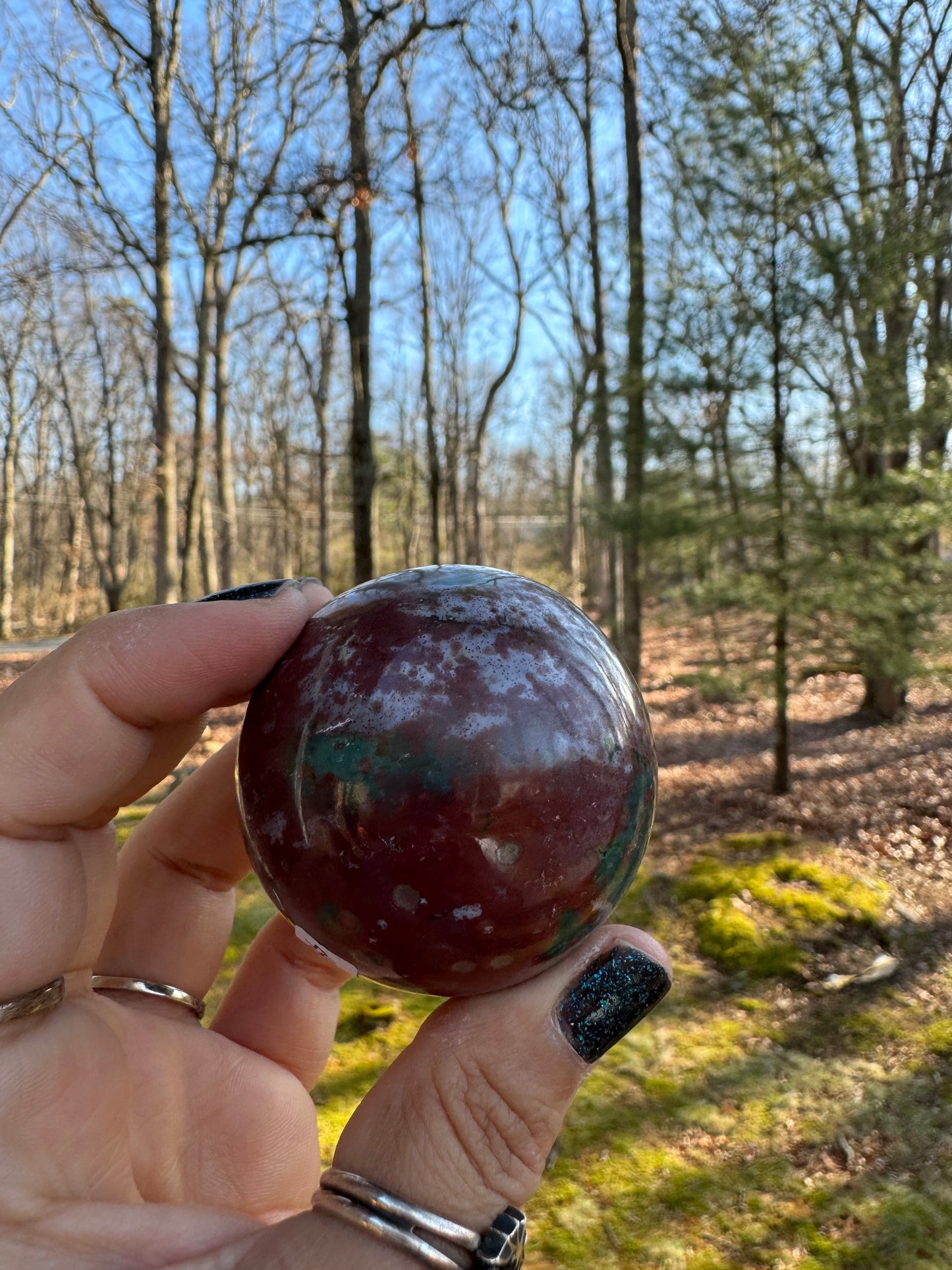 Bloodstone sphere