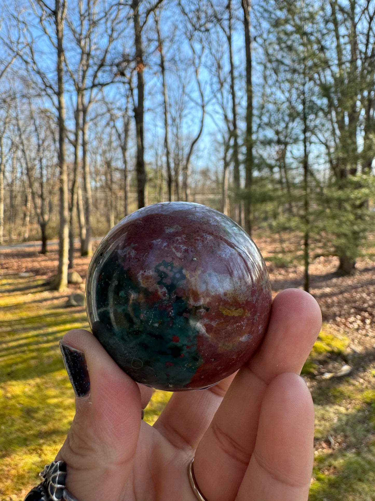 Bloodstone sphere