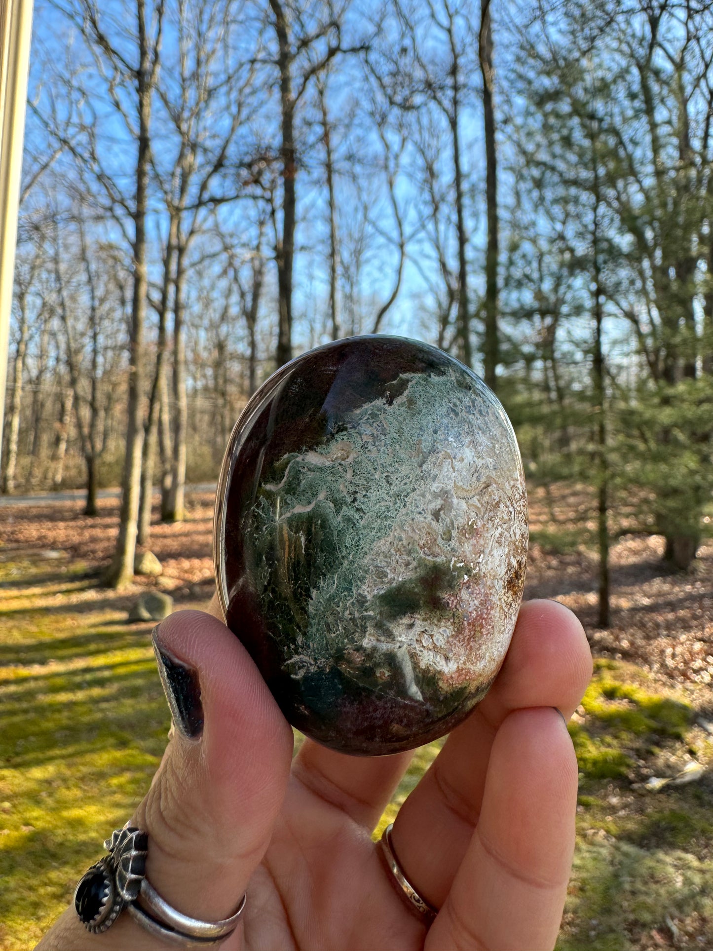 Ocean jasper palm stone