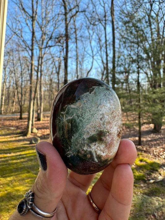 Ocean jasper palm stone