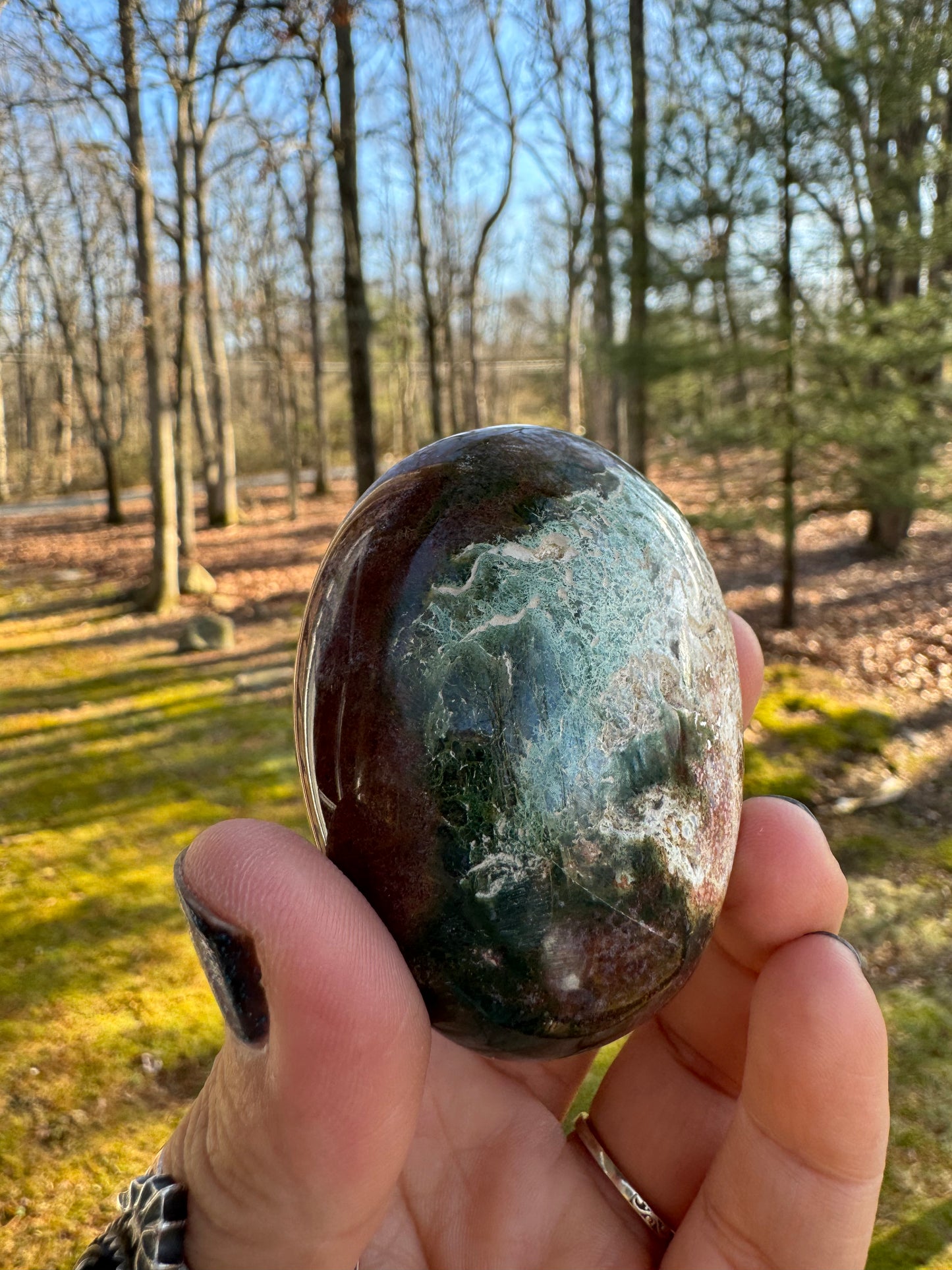 Ocean jasper palm stone