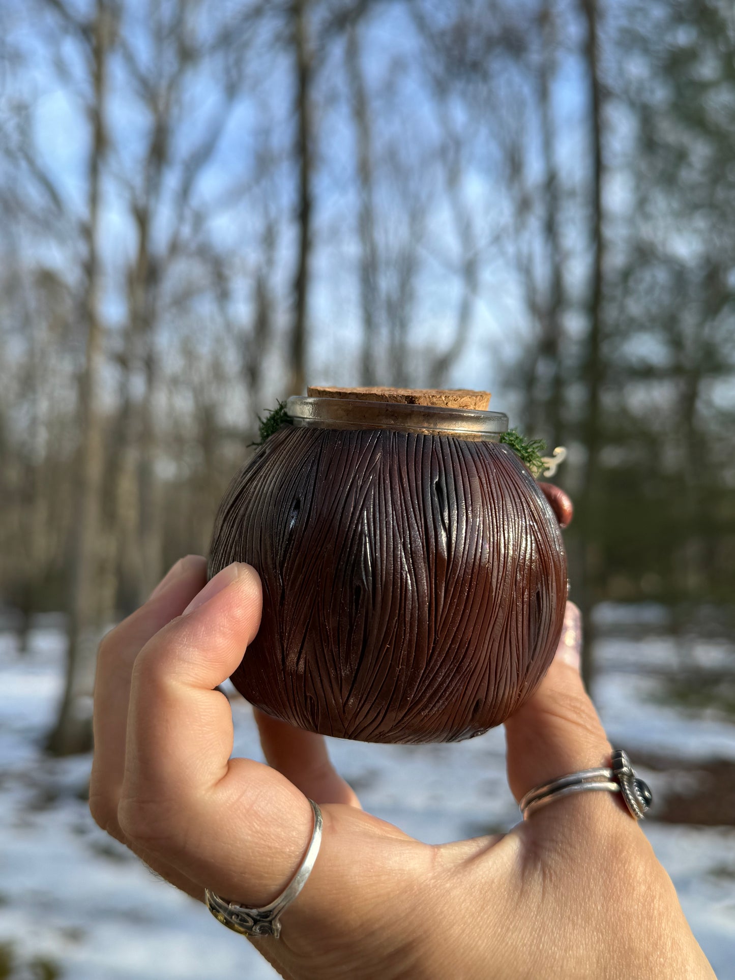 Spring awakening apothecary jar