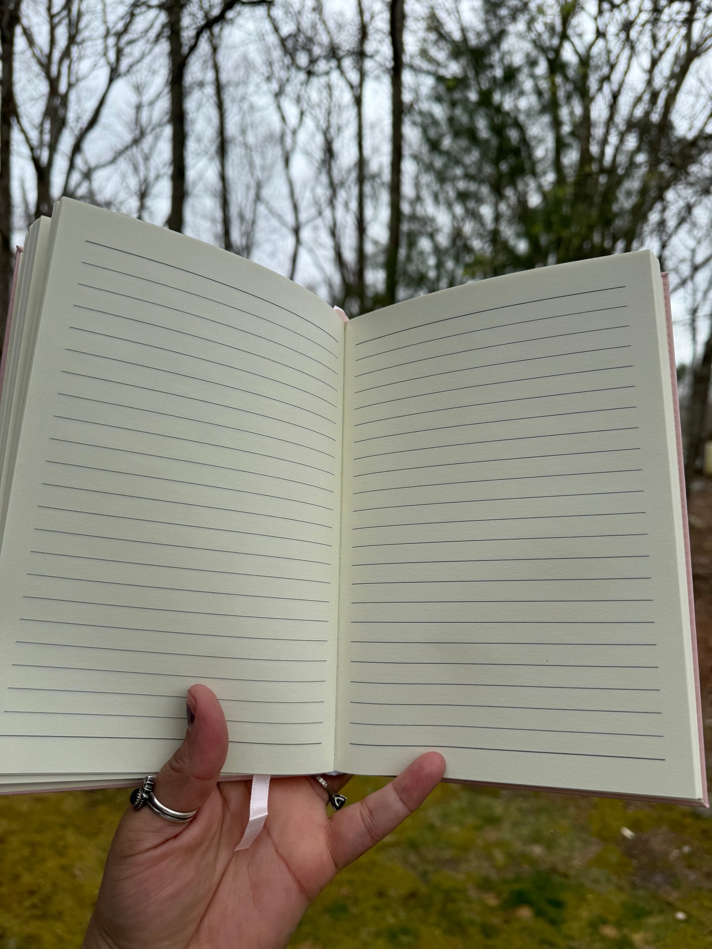 Leather bound Hamsa journal