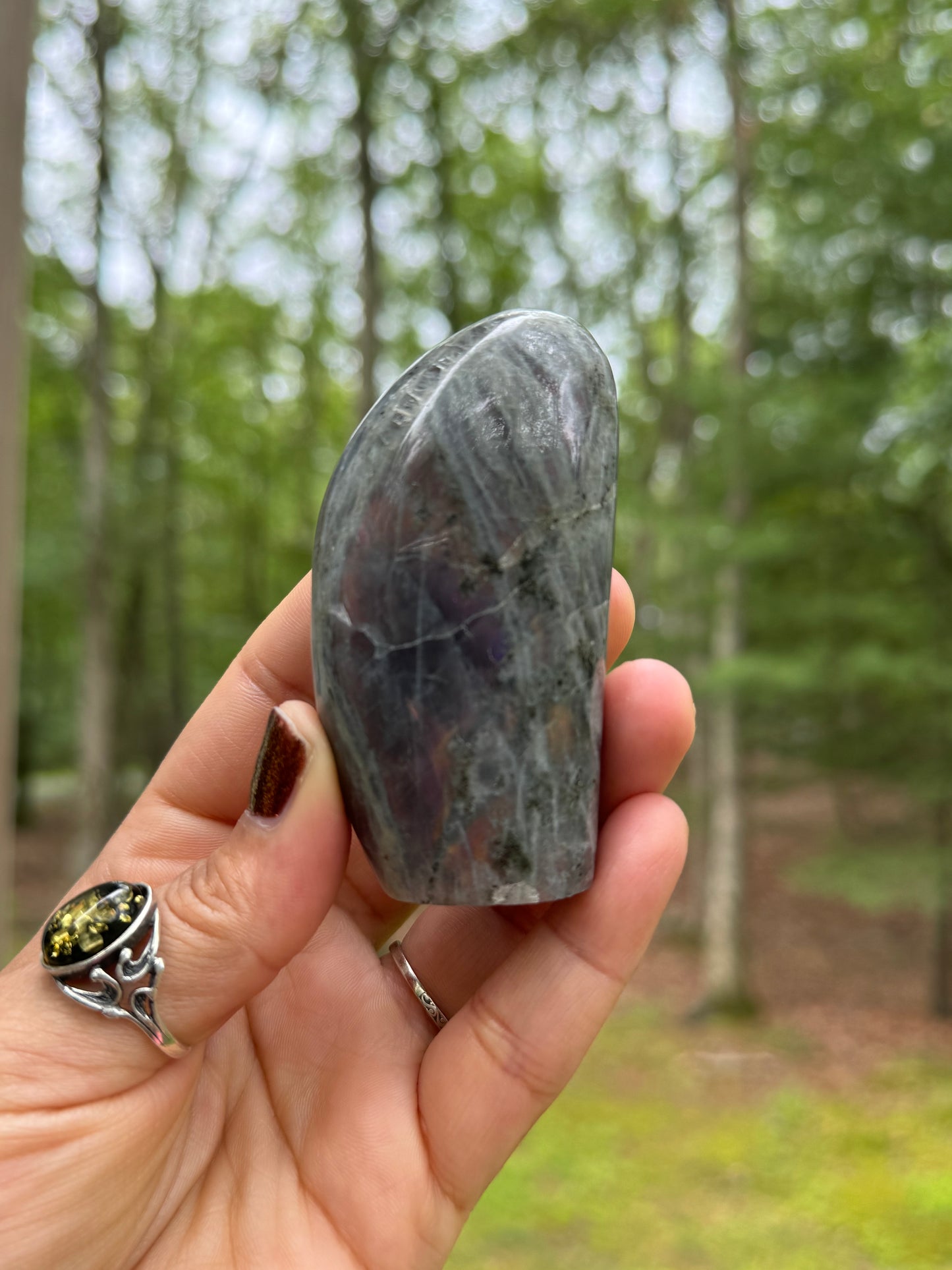 Purple labradorite Freeform