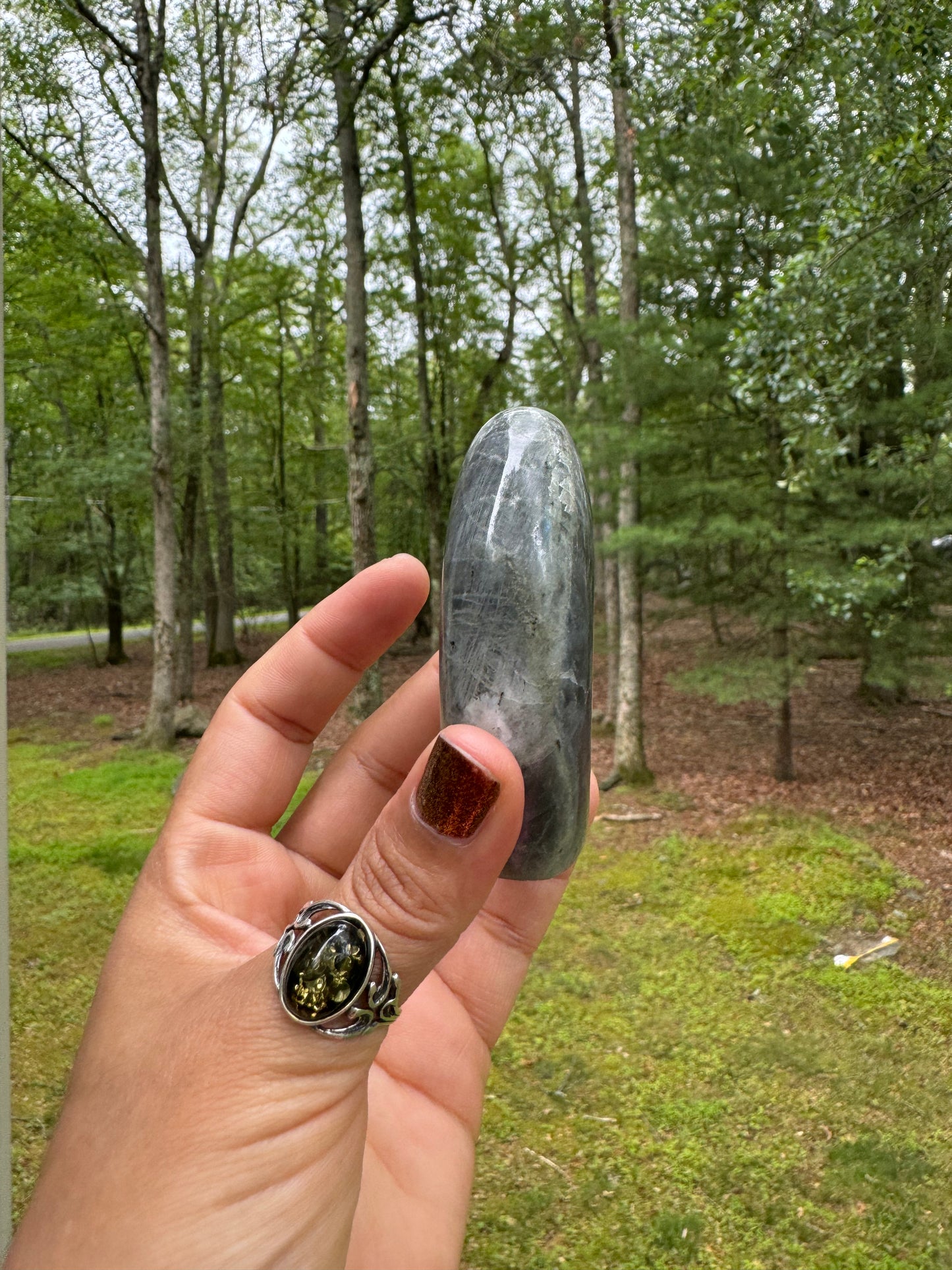 Purple labradorite Freeform