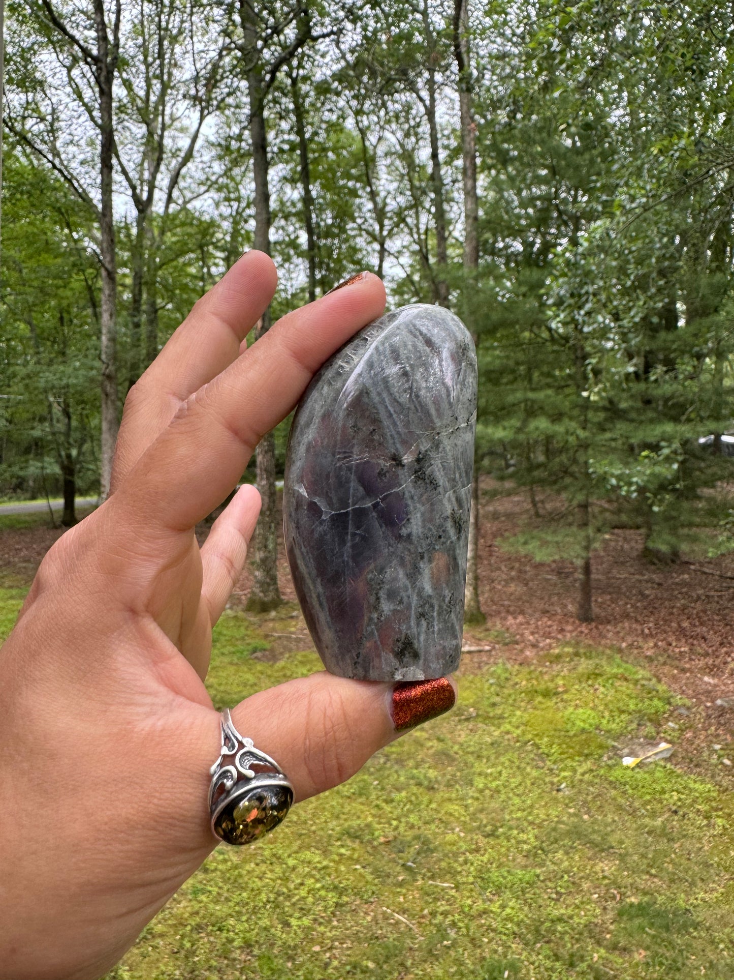 Purple labradorite Freeform