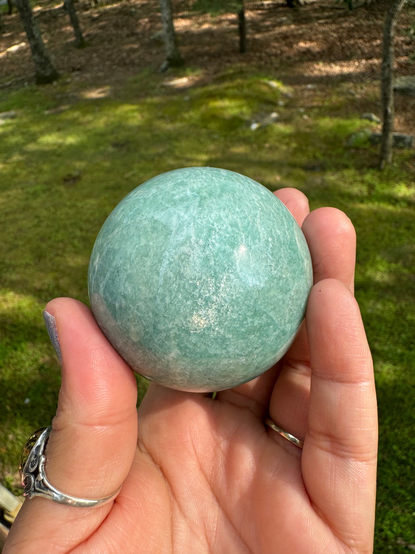 Amazonite sphere