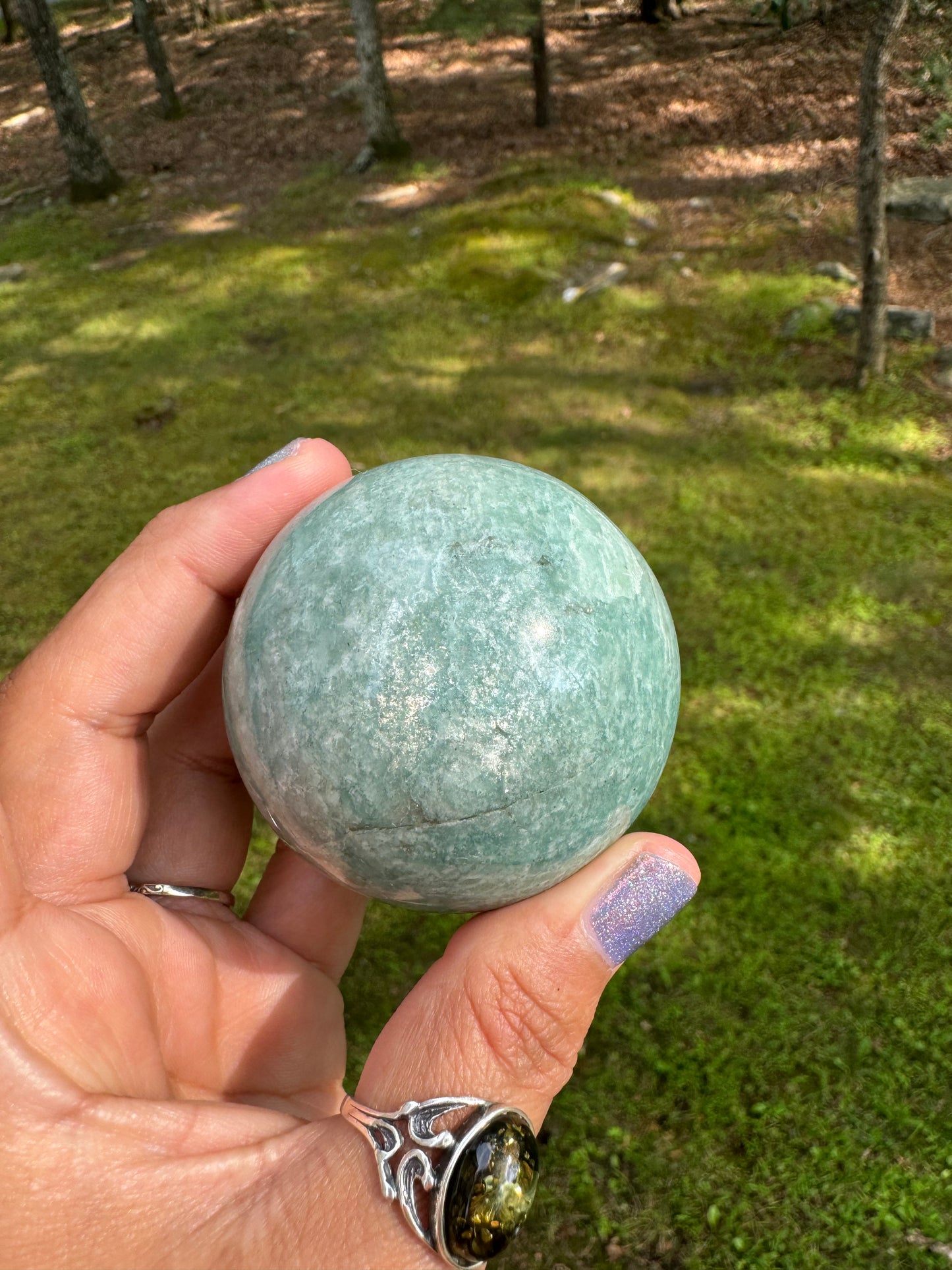 Amazonite sphere