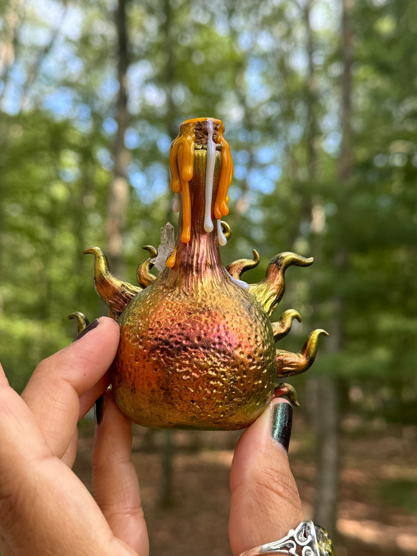 Large sun potion bottle