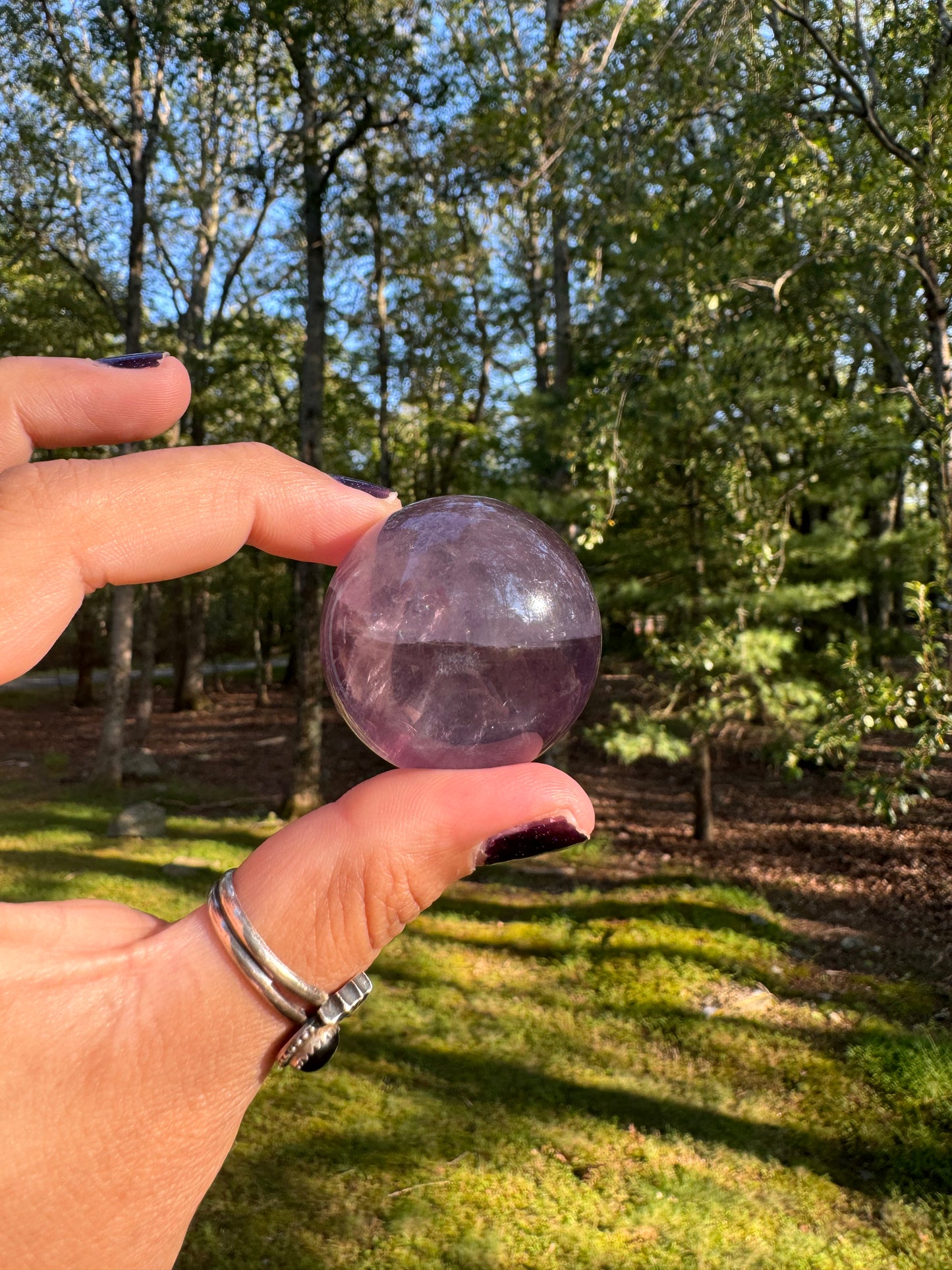 High quality fluorite sphere