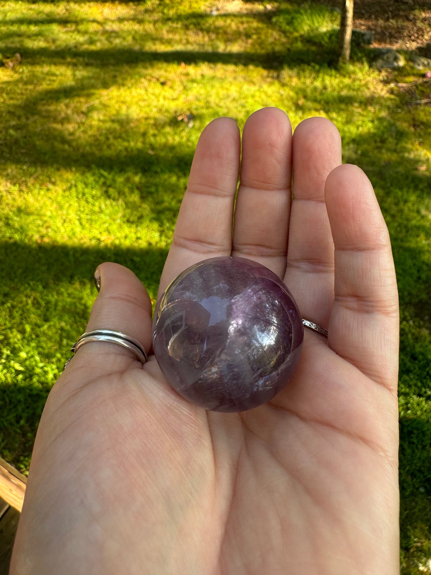 High quality fluorite sphere