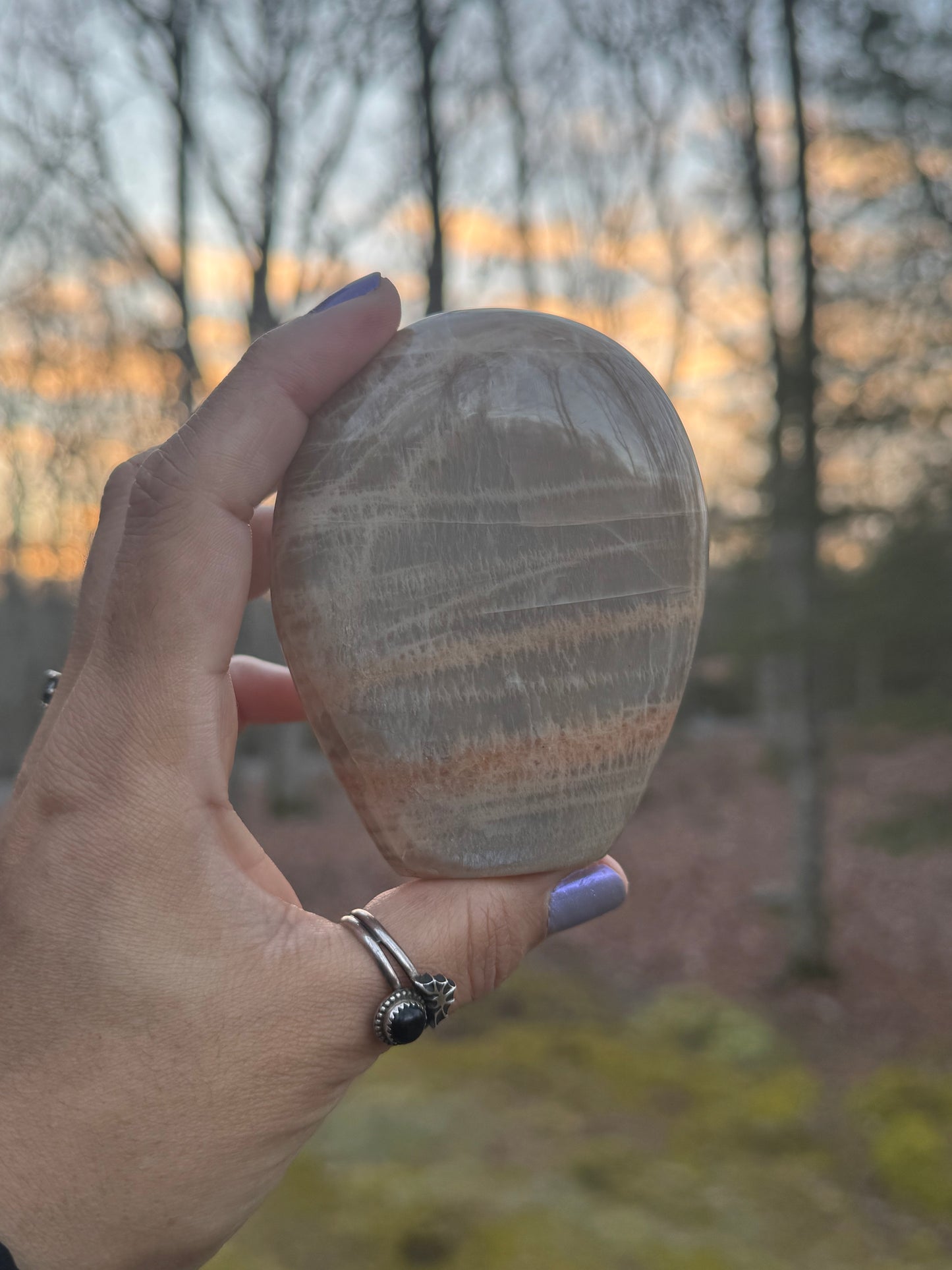 Peach moonstone Freeform