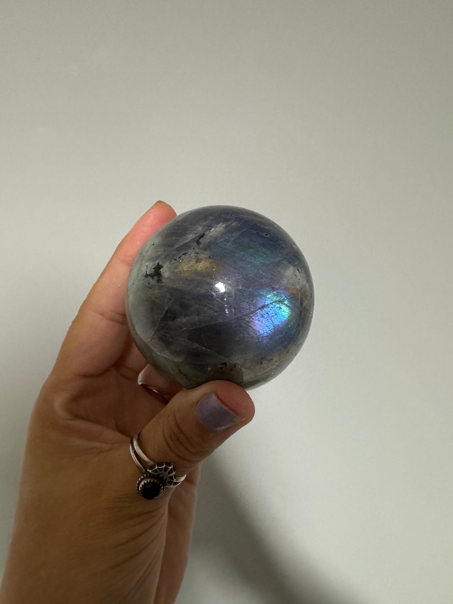 Labradorite sphere