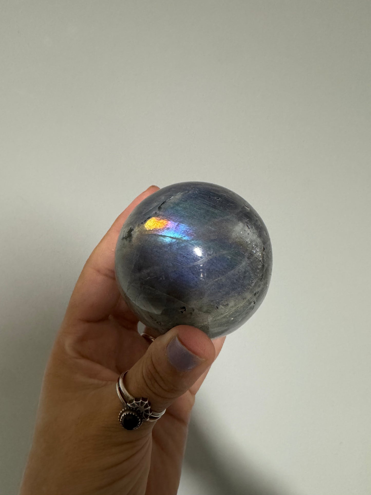 Labradorite sphere