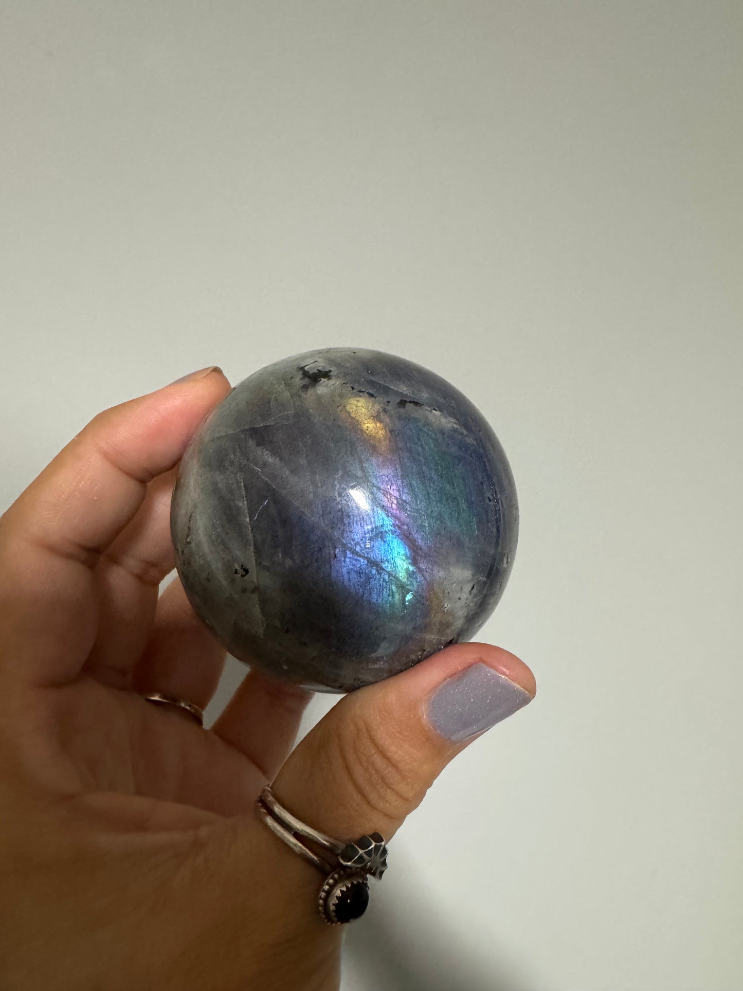 Labradorite sphere