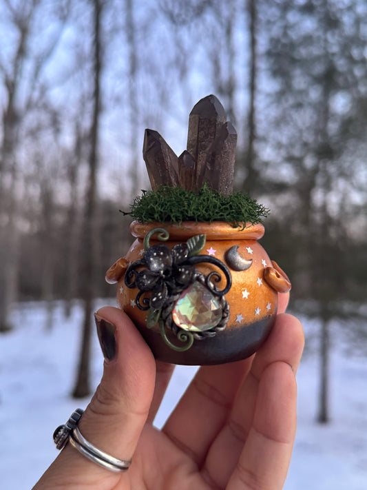 Starlit orchid cauldron
