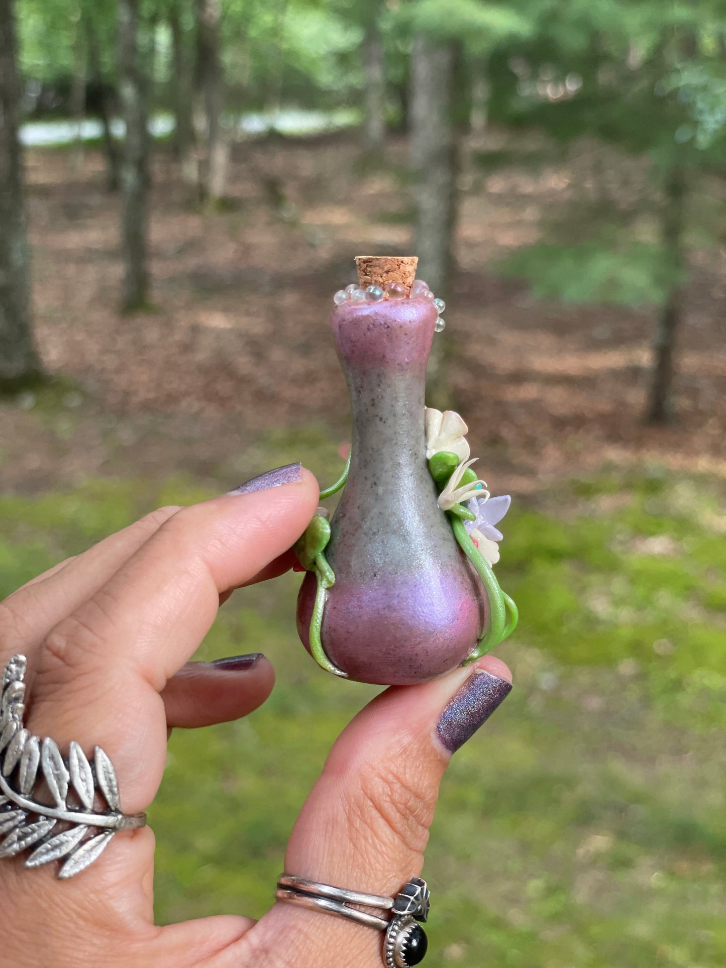 Succulent Sorcery mini potion bottle