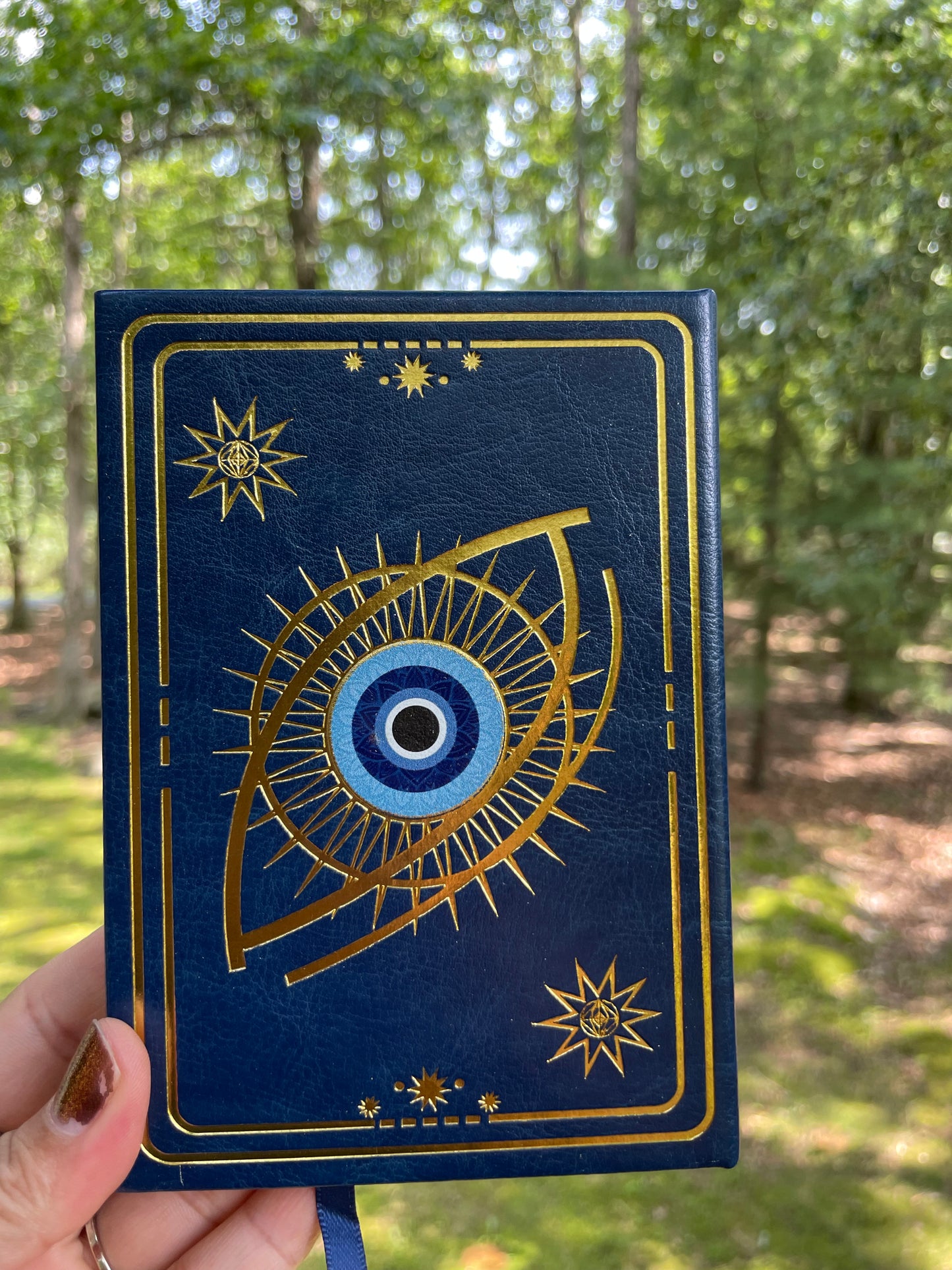 Leather Bound Evil Eye Journal (small)