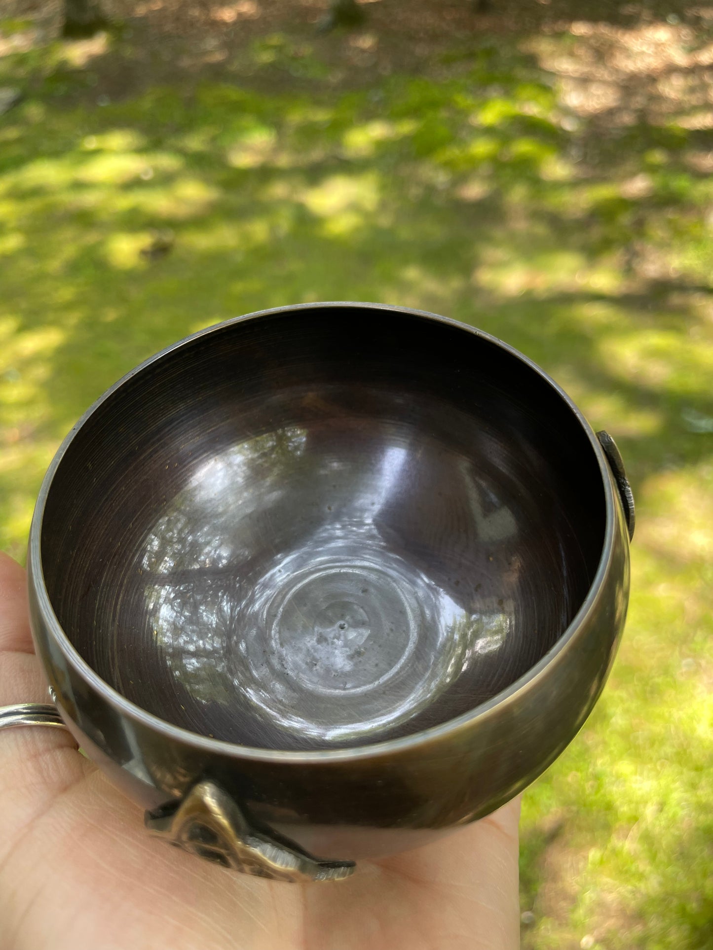 Brass Triquetra Incense Burner Bowl