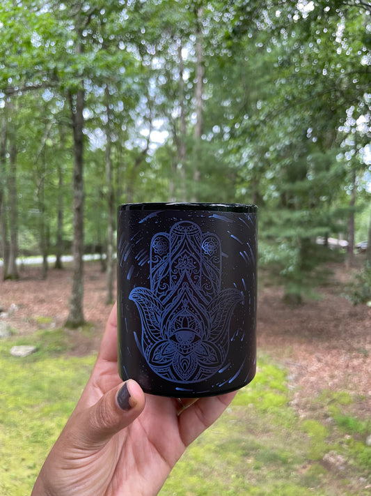 Color changing hamsa mug