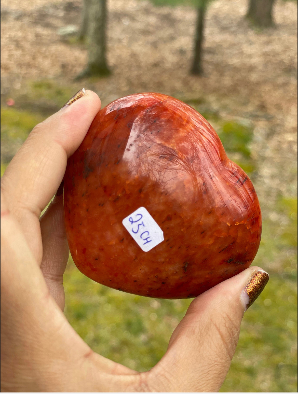 Carnelian heart