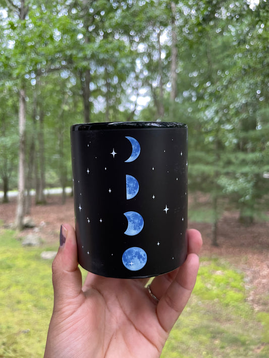 Color changing moon phase mug