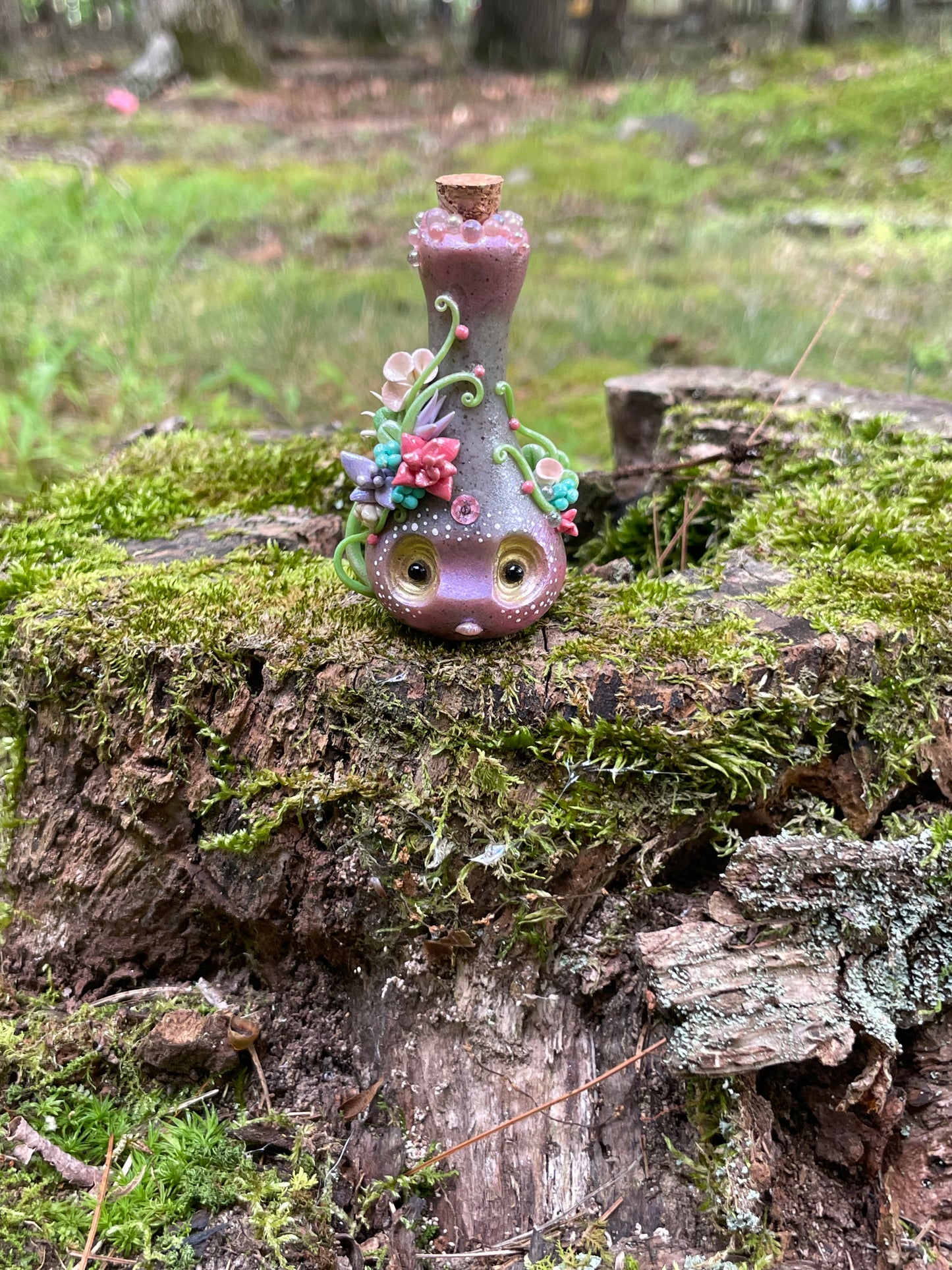 Succulent Sorcery mini potion bottle