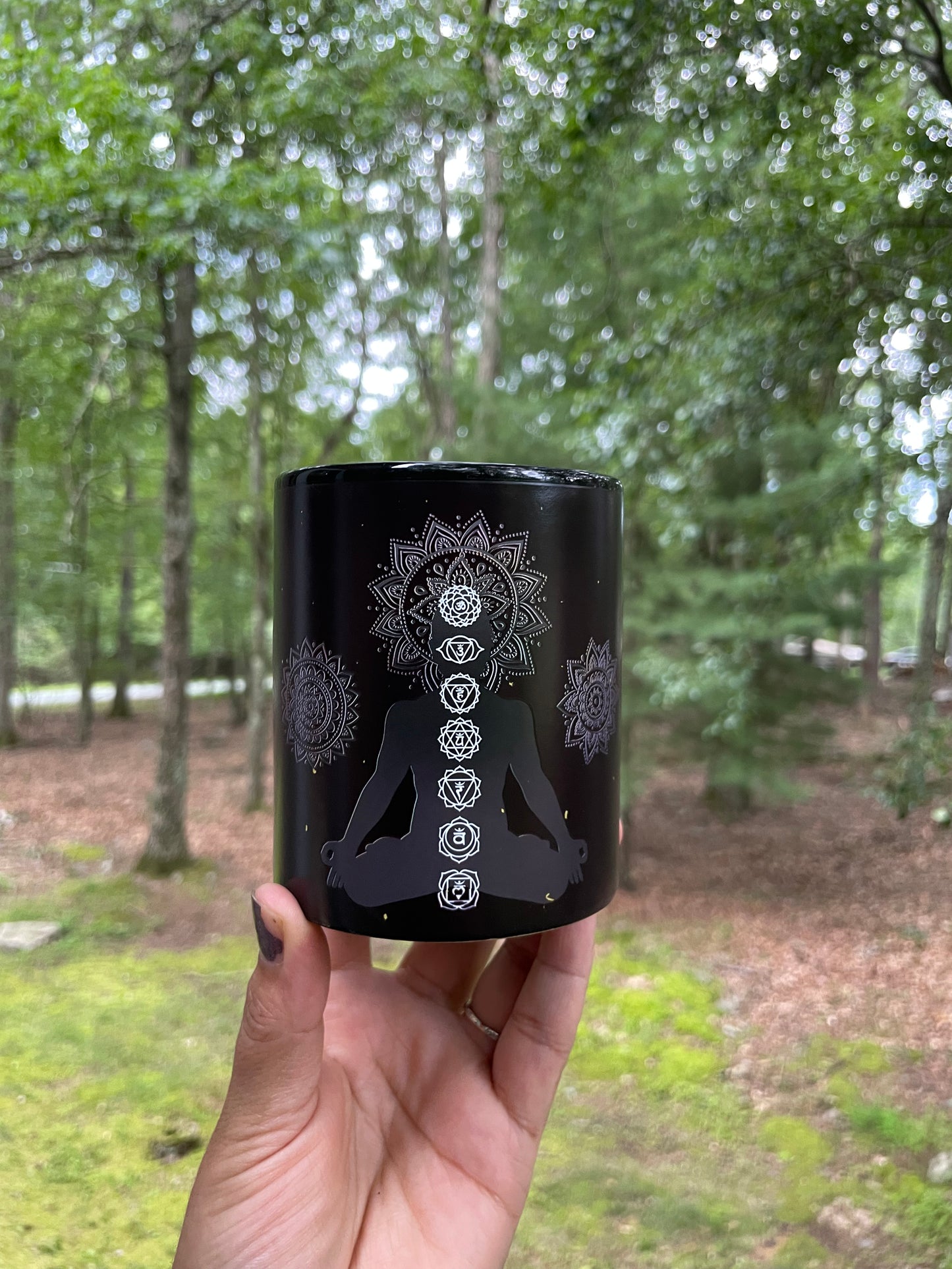 Chakra color changing mug