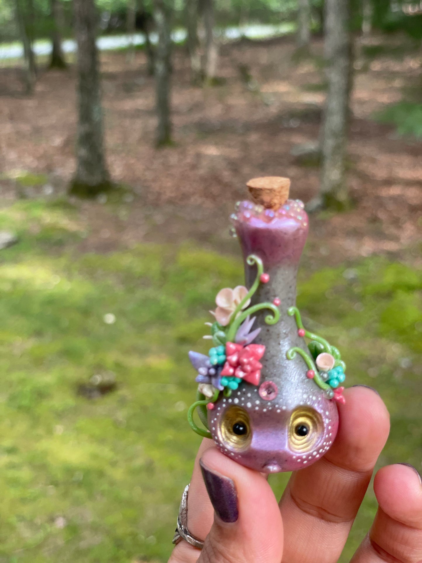 Succulent Sorcery mini potion bottle