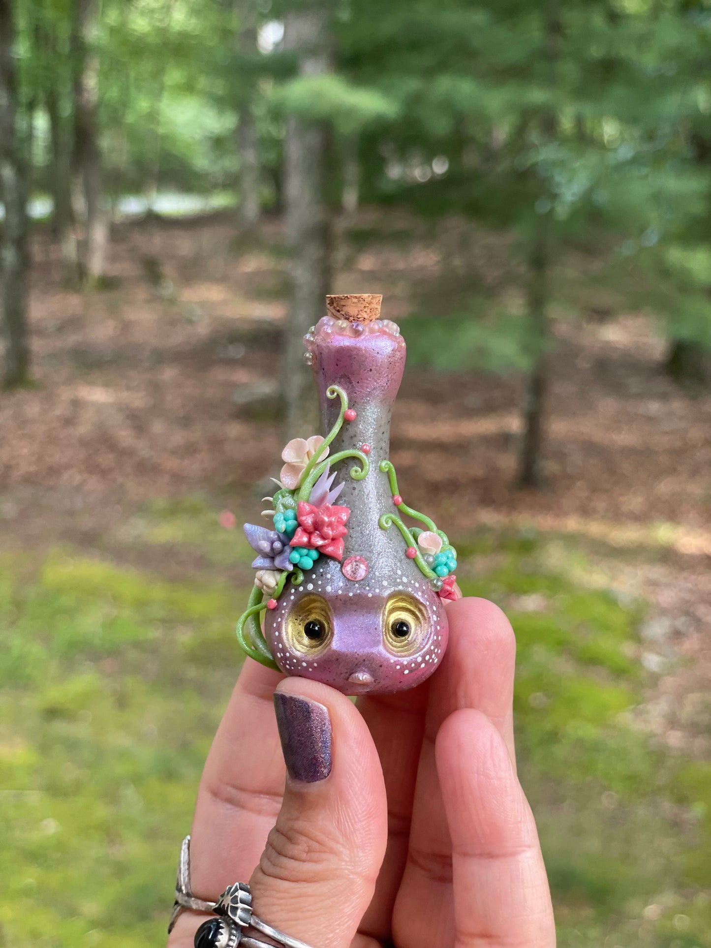 Succulent Sorcery mini potion bottle