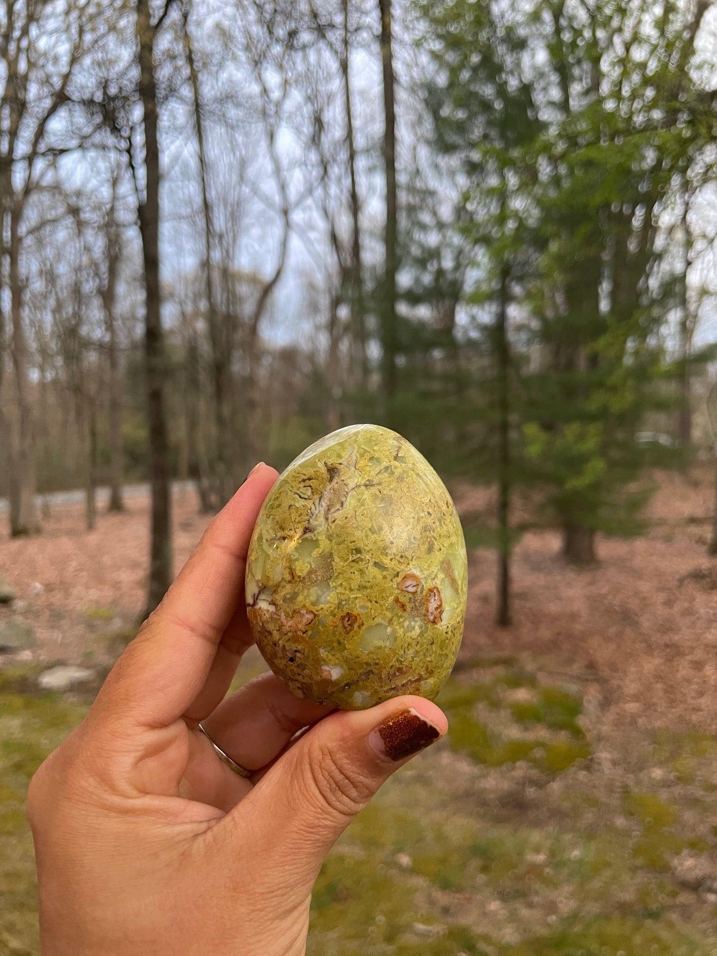 Small Green opal free form